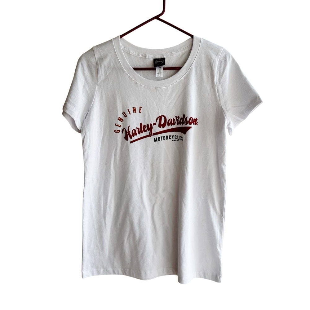 Harley-Davidson White Graphic Tee
